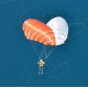 Steerable Rescue parachute X-Curve