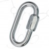 Edelstahl Oval Karabiner 6mm