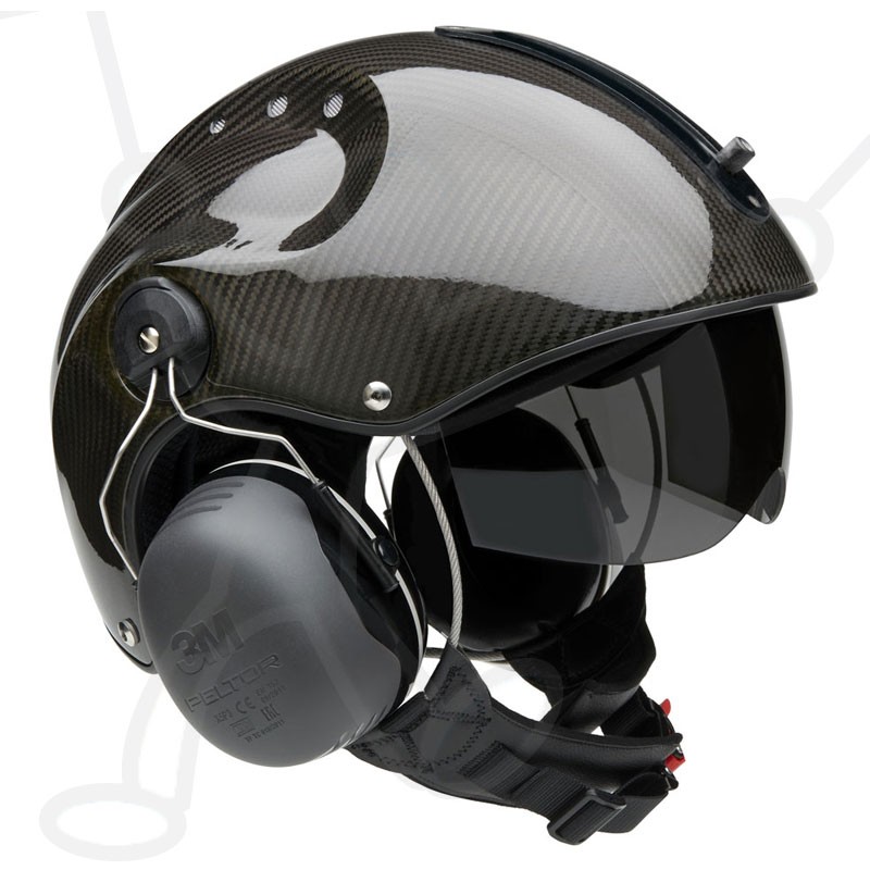 Helmet with communication system for Paramotor Pilots 