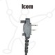 Radio adapter cable for MODUL series headset