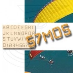 Kit Lettres pour immat ULM paramotor