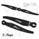 2 Blades Carbon propeller E-Props motor Eole 135