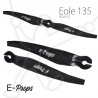 2 Blades Carbon propeller E-Props engine Eole 135