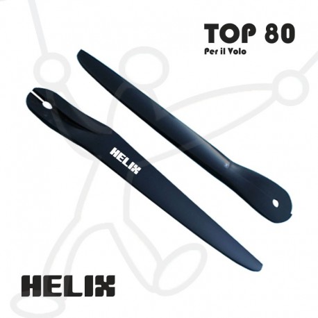 Hélice bipale carbone Helix moteur Top80