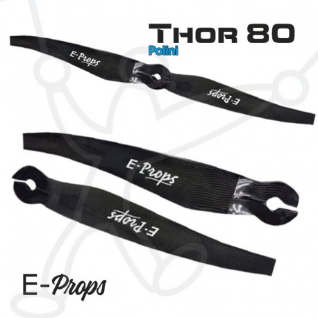 2 Blades Carbon propeller E-Props engine Thor 80