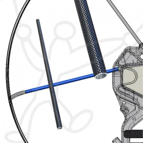 Adventure Pluma XL Paramotor frame carbon spoke