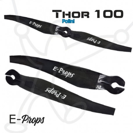 Hélice bipale carbone E-Props moteur Thor 100