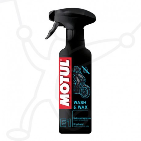 Nettoyant à sec E1 Wash & Wax 400 ml - Motul