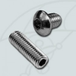 Screw and bolt fixing silent exhaust block
